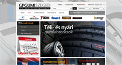 Desktop Screenshot of gpgumiszeged.hu